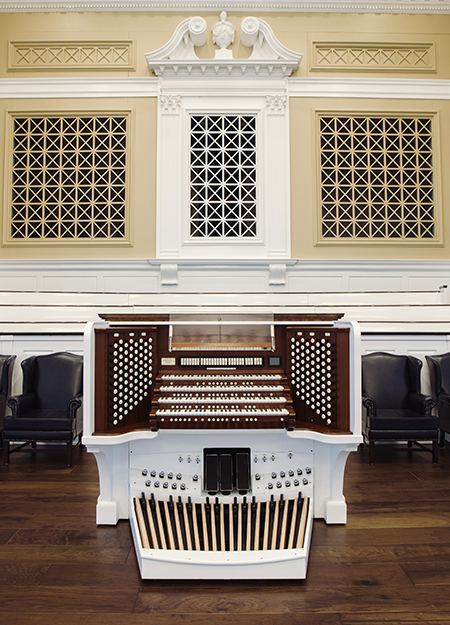 Photo of console at Southern Baptist Theological Seminary
