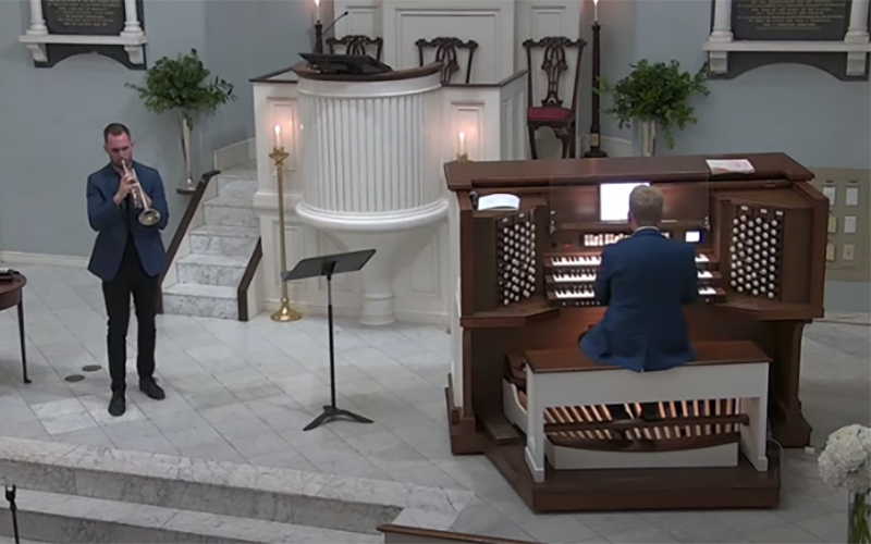Organ dedication at First Baptist Church in Charleston, South Carolina