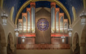 Kenrick-Glennon chapel featuring Schlueter pipe organ